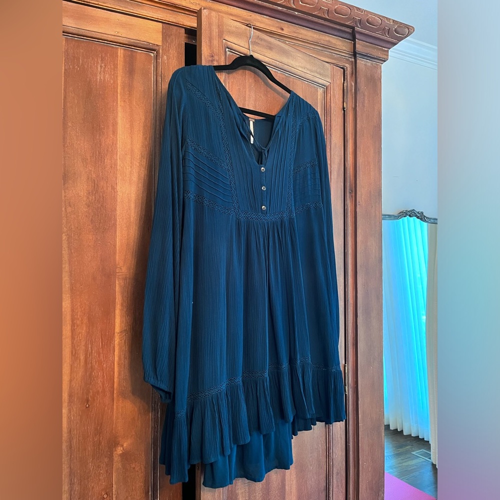 Free People Forest Green Tunic
